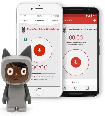 Tonies Kreativ-Tonie, Anthrazit/dunkelbraun 2 Tonies Kreativ-Tonie, Anthrazit/dunkelbraun – Bild 2